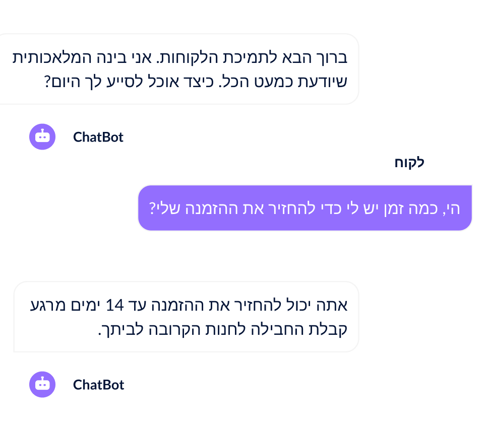 צ'אטבוטים של בינה מלאכותית
