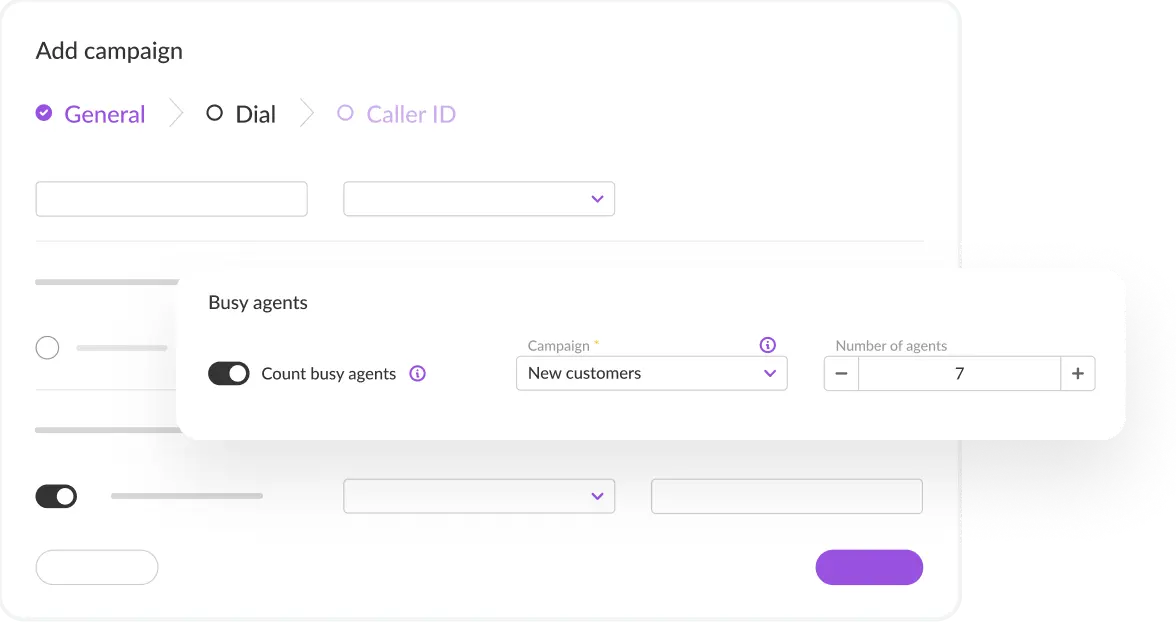 Increase agents’ talk time with dialer software