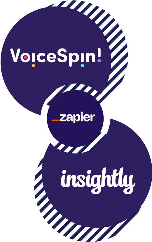Insightly and VoiceSpin integration through Zapier