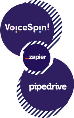 Pipedrive and VoiceSpin integration through Zapier