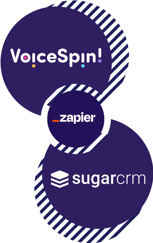 SugarCRM and VoiceSpin integration through Zapier
