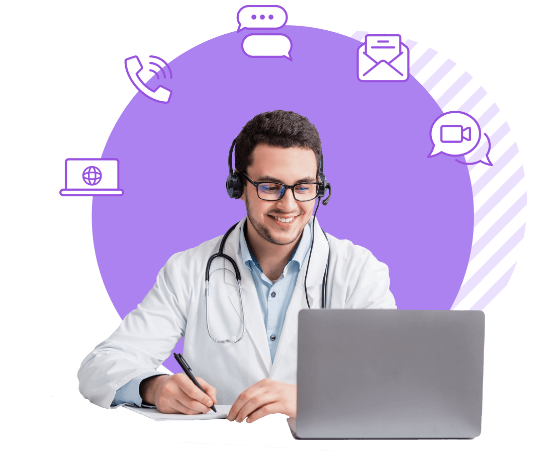 Omnichannel healthcare contact center