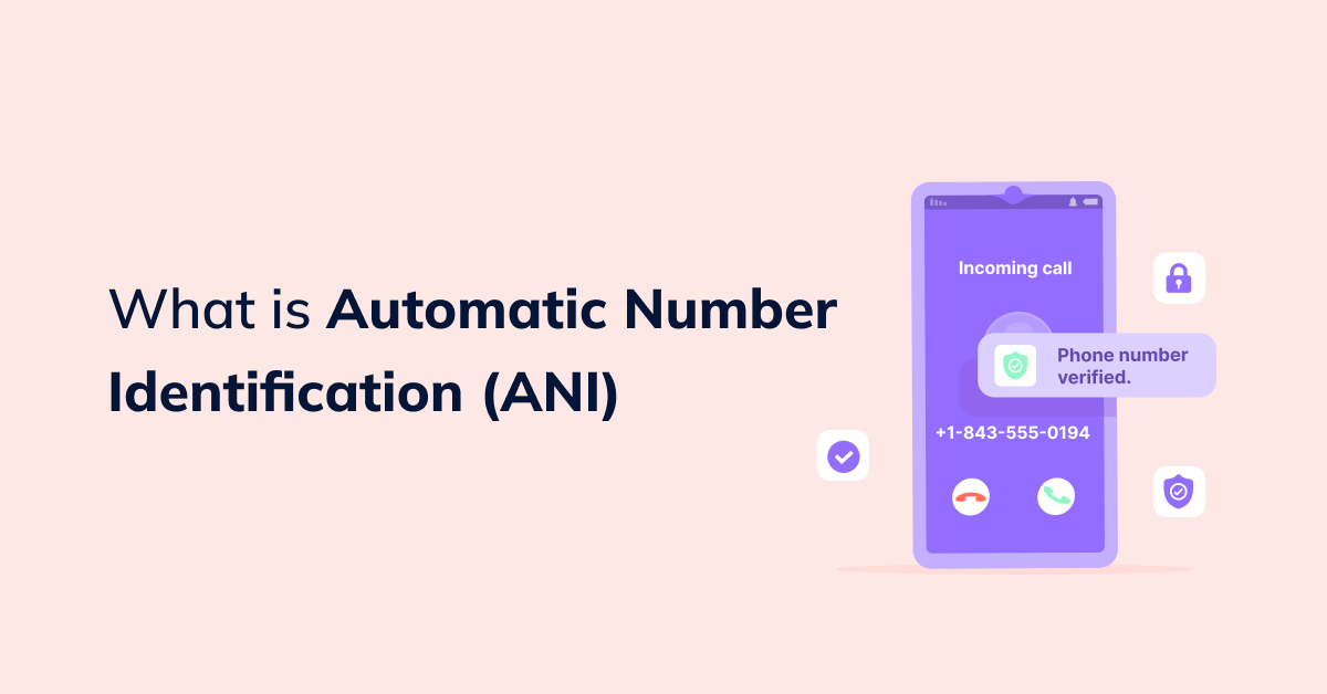 What is ANI - automatic number identification in call a center.