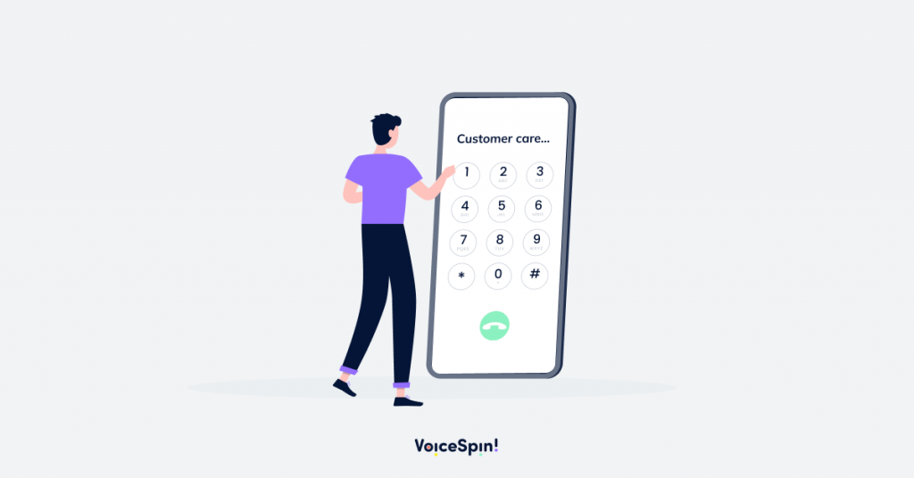 Person with phone keypad